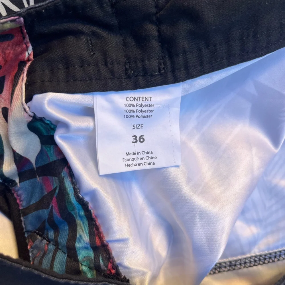 Men's‎ O'Neill Board Shorts Multicolor Floral 36 Surf Beach Sun Reggae Jamaica